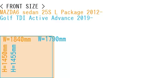 #MAZDA6 sedan 25S 
L Package 2012- + Golf TDI Active Advance 2019-
